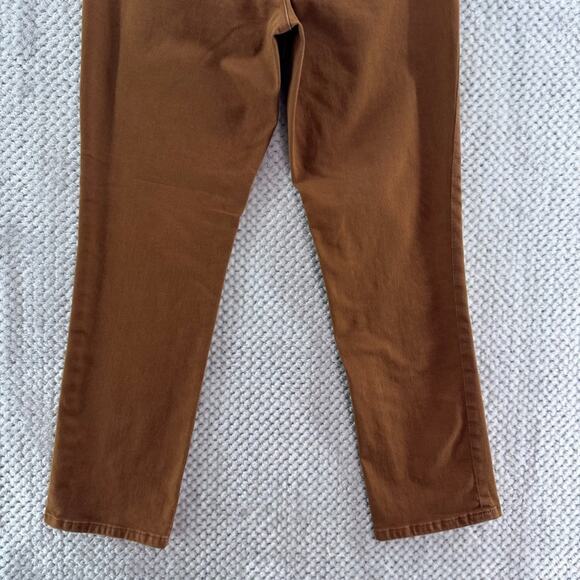 Democracy Jeans Womens 6 Brown Flex-ellent Mid Rise Straight Leg Festival Rodeo - Picture 9 of 16